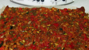 Coca de verduras